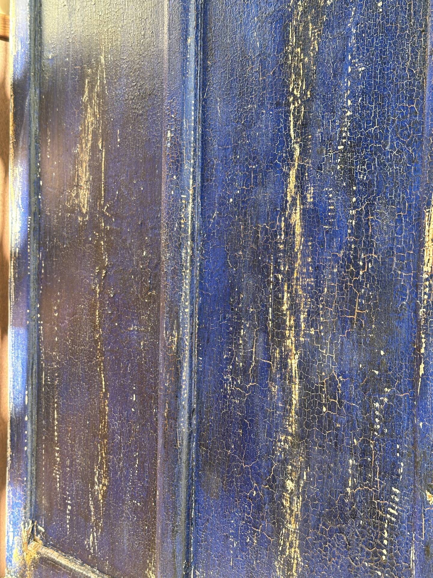 Meuble de métier patiné