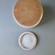 Pink ceramic box Digoin Sarreguemines