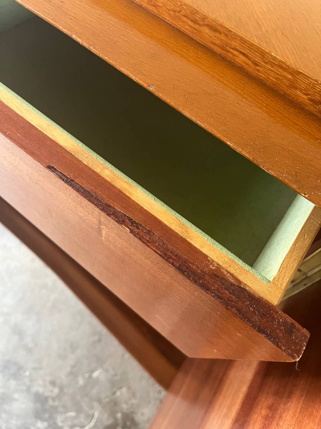 Vintage sideboard from the 1970s, manufactured in Limoges