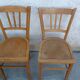 4 vintage bistro chairs