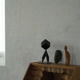 Abstract decorative Scandinavian metal sculpture from the mid-20th century, around the 1950s.