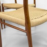 Model 75 Chairs by Niels O. Møller for J.L Møllers, 1960s, Set of 4