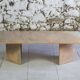 Table basse en marbre rose, 1970