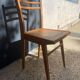 6 wooden chairs in Scandinavian style