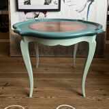 Vintage coffee table revamped – eucalyptus & cactus tones