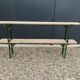 Old foldable bench of fair