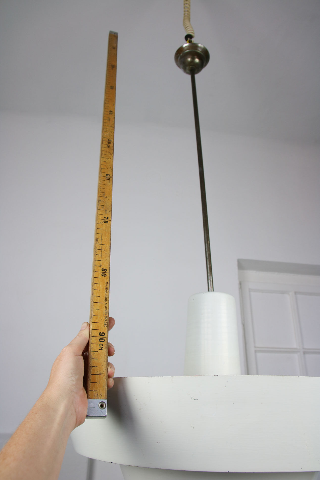 Mid-century industrial cascade ceiling lamp danish