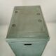 Antique Vintage Industrial 20th Century Light Blue Chest Of 3 Drawers