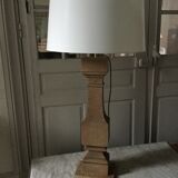 Ancient oak lamp