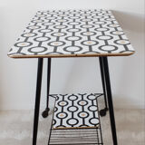 Vintage TV table restyled