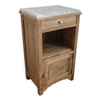 Art deco oak bedside cabinet 1920