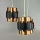 60s 70s lamp light ceiling lamp cascade lamp metal space age design