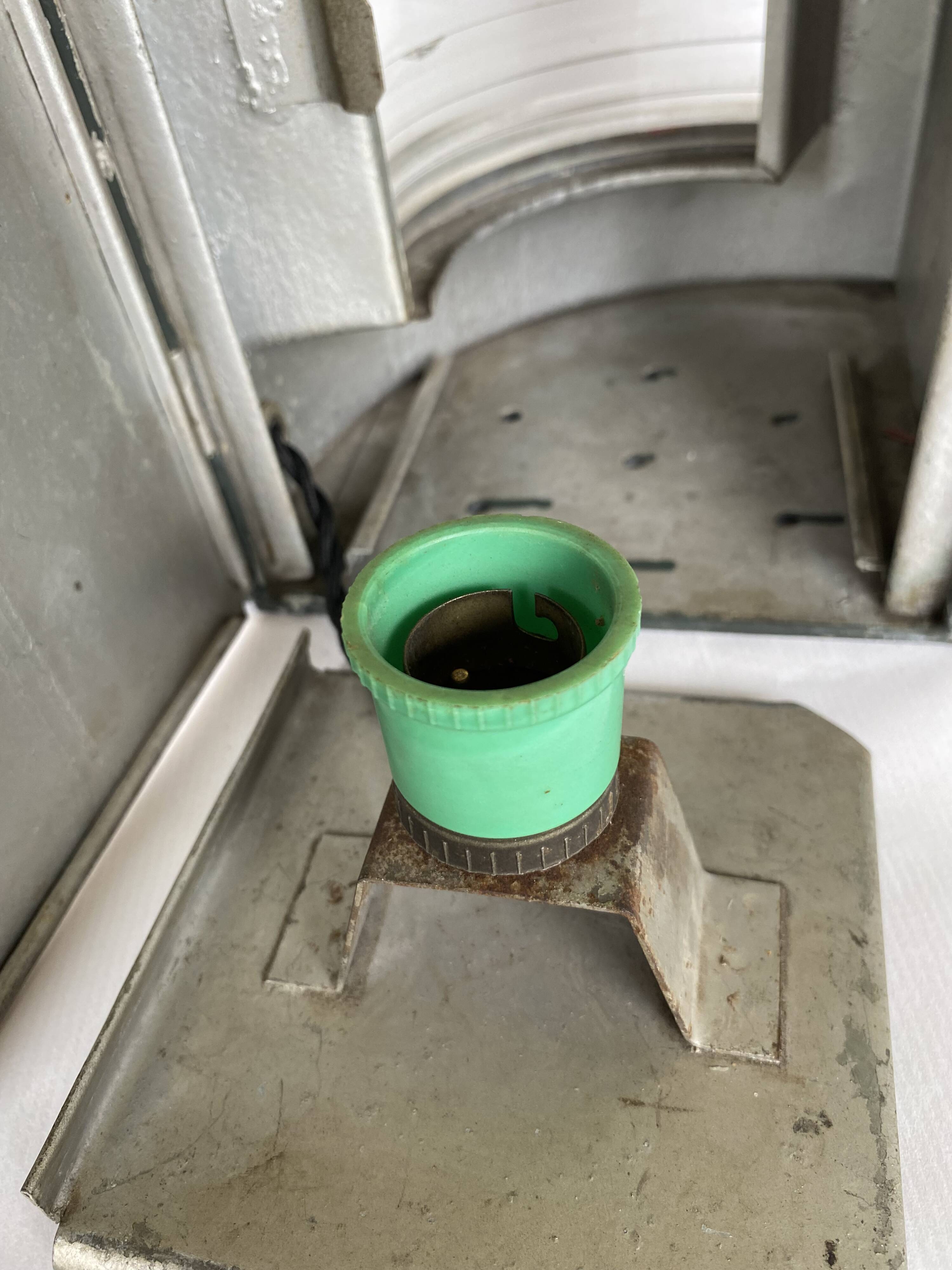 Marine lamp 1900, electrified, 2m fabric cable