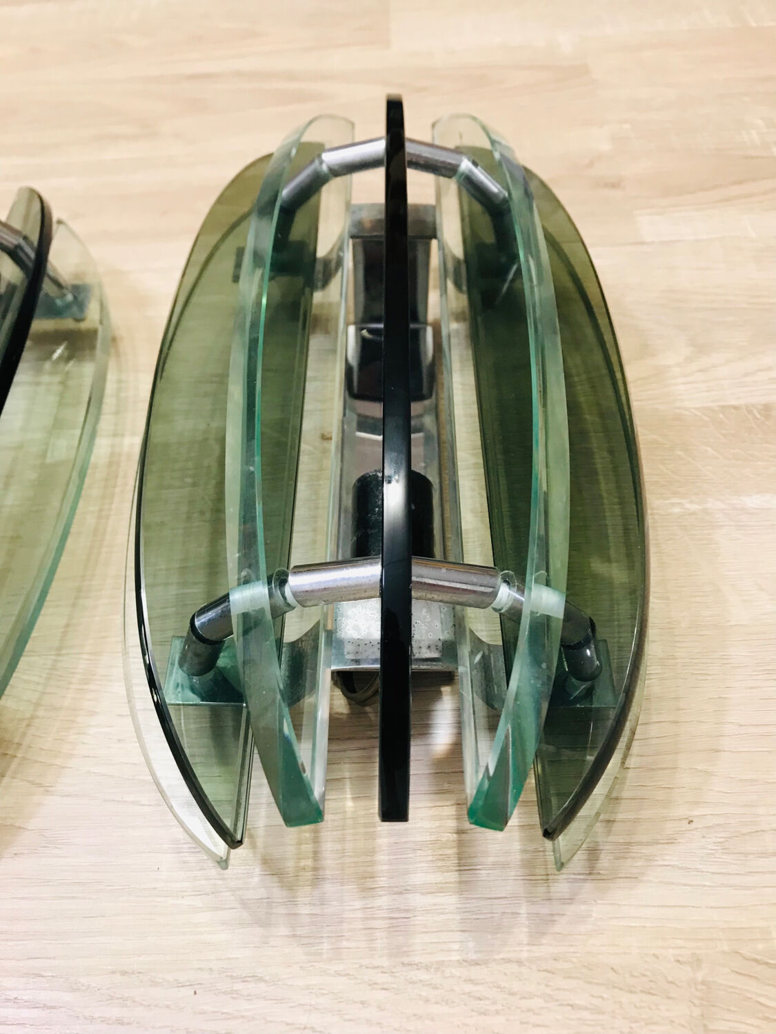 Pair of Veca wall lights