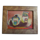 Antoine Ferrari (1910 1995) Still life Oil painting on canvas