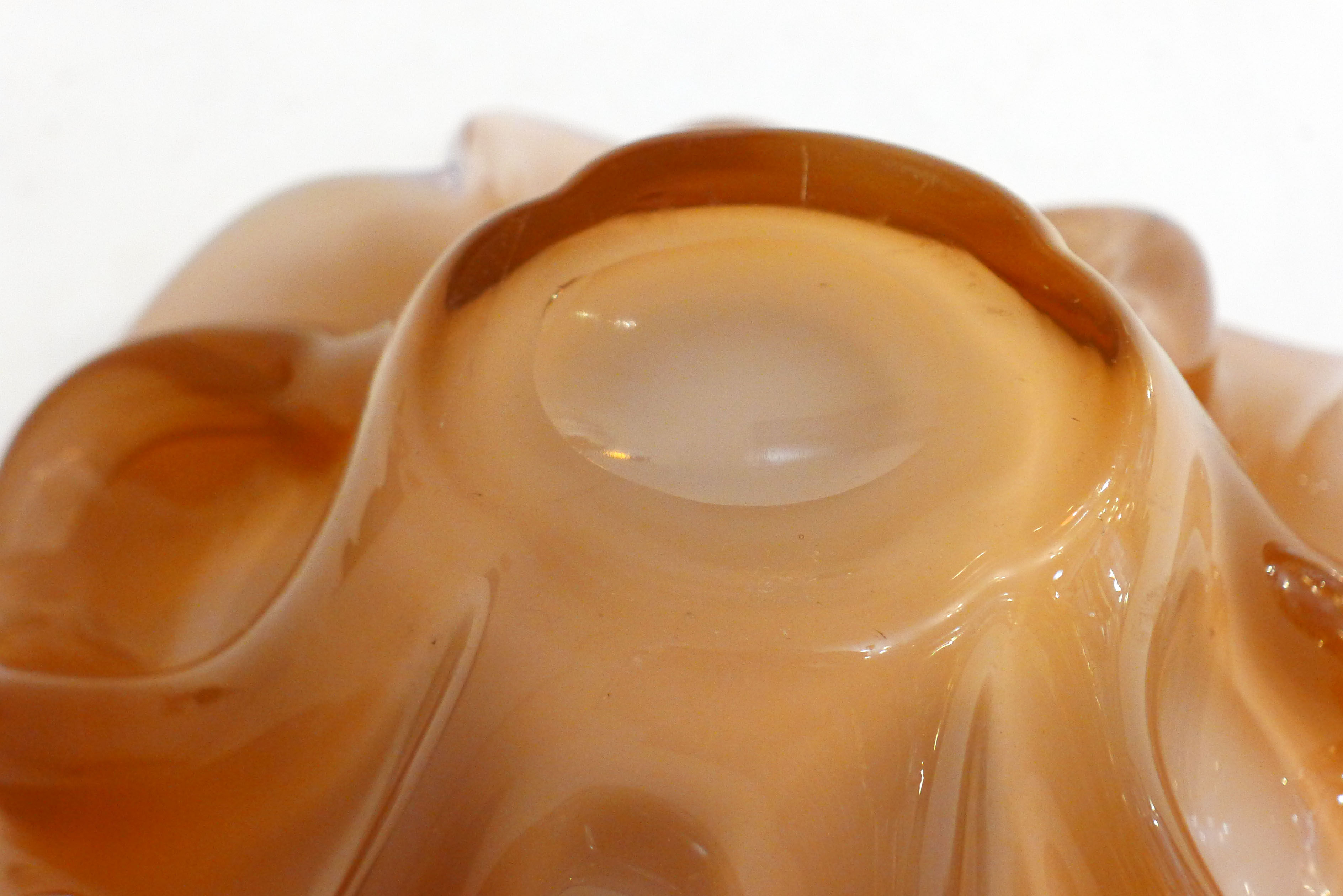 Sommerso Flower Ashtray