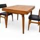 Scandinavian solid oak table