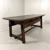 Brutalist antique Spanish coffee table