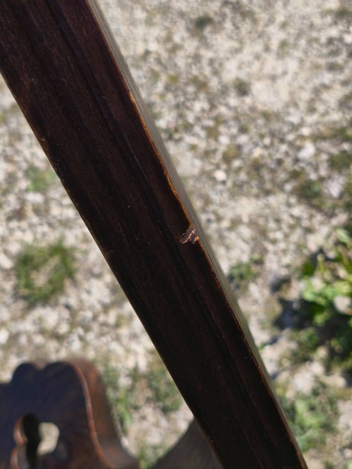 Brutalist tripod chair