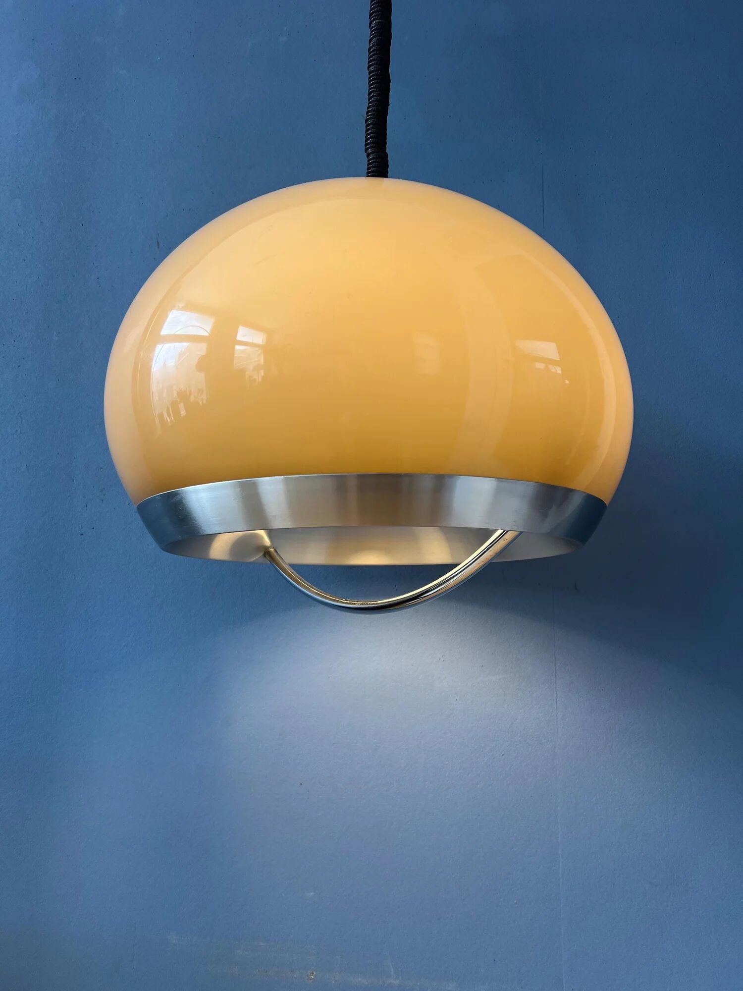Vintage Dijkstra Space Age Mushroom Pendant Lamp