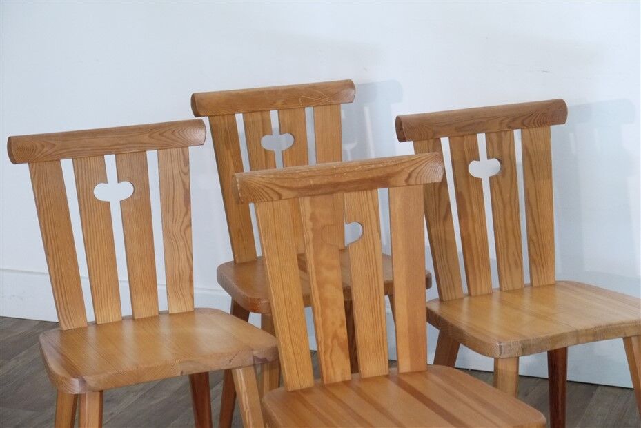 Series of Scandinavian Chairs by Goran Malmvall 1970