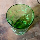 Hand-painted glass enamelled late 19th.