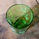 Verre peint main émaillé fin 19eme