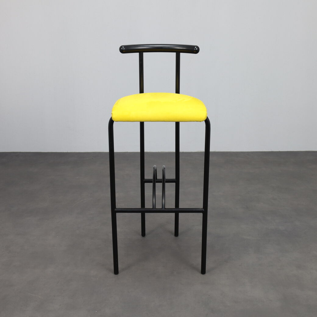 4 tabourets de bar postmodernes, Italie, années 1980