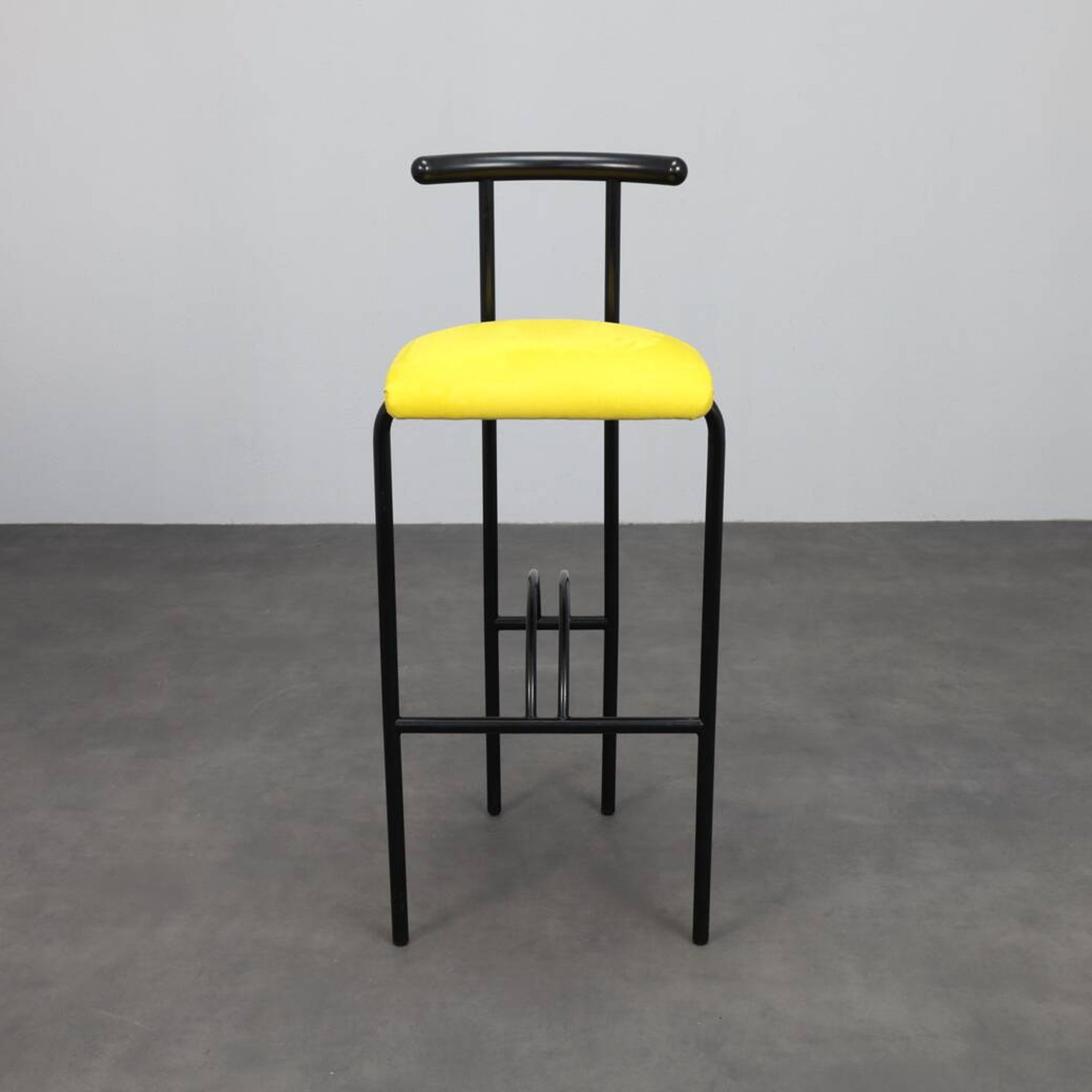 Set of 4 postmodern barstools, Italy, 1980s