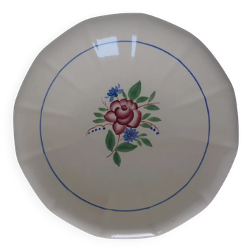 Vintage Digoin Sarreguemines plate with a round rim 200236