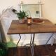 Formica table with folding flaps