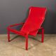 20thC Italian Red Leather Chair By Toussaint & Angeloni For Matteo Grassi