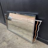 Chrome Art Deco mirror
