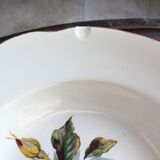 Series of 6 hollow plates porcelain of Gien model Chambord