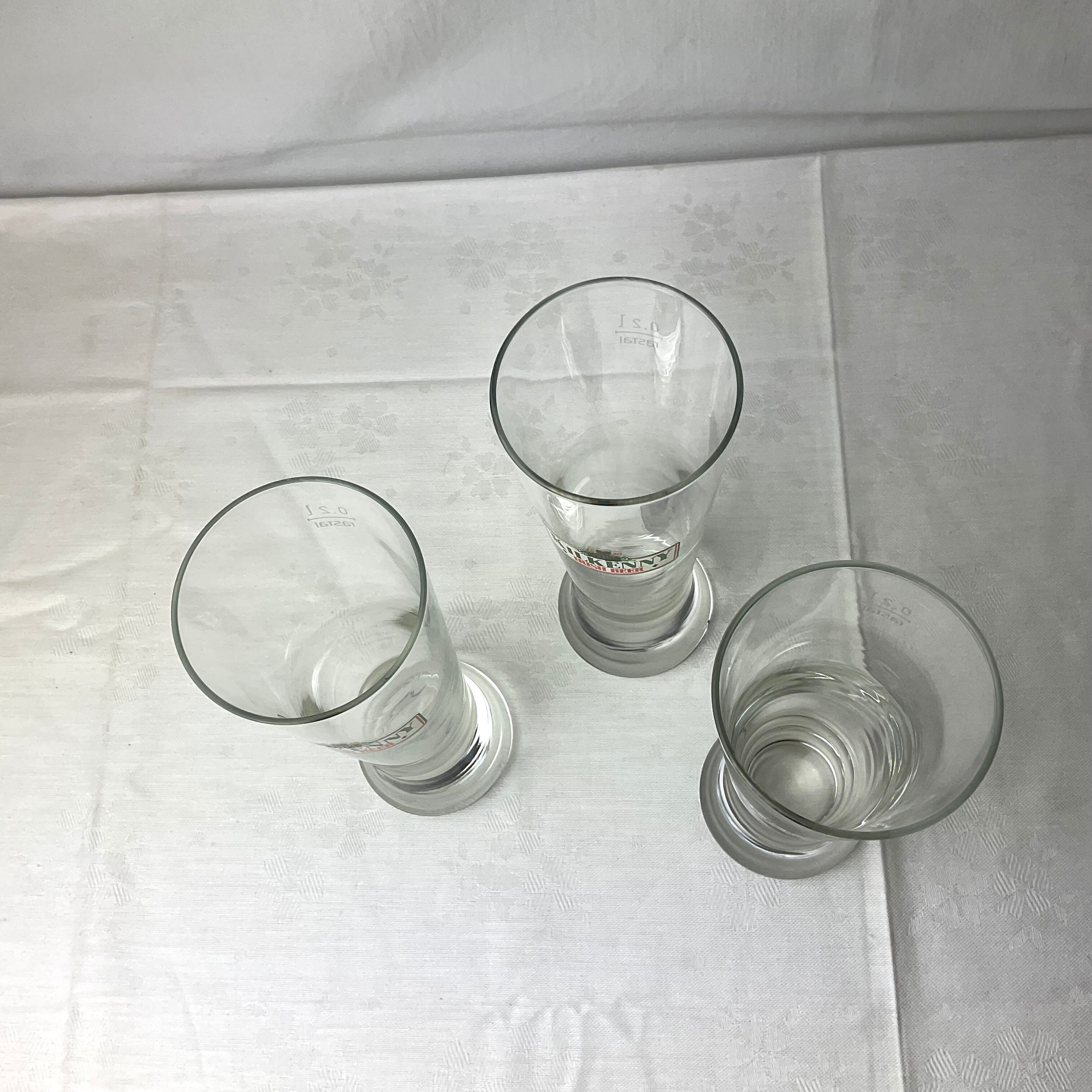 3 verres à bière Kilkenny Irish Beer
