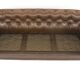 Vintage "Chesterfield" leather sofa, Sweden, 1970s