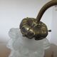 "Water lily" Huguenin bronze art nouveau lamp