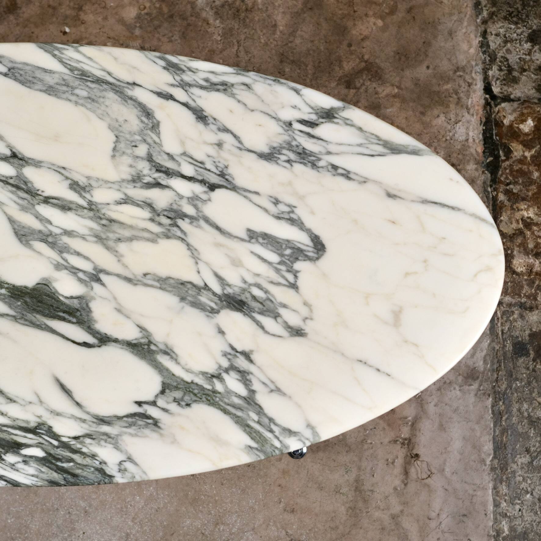 Michel Kin Arabescato marble coffee table for Arflex, 1960