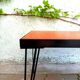 Table basse pieds épingles
