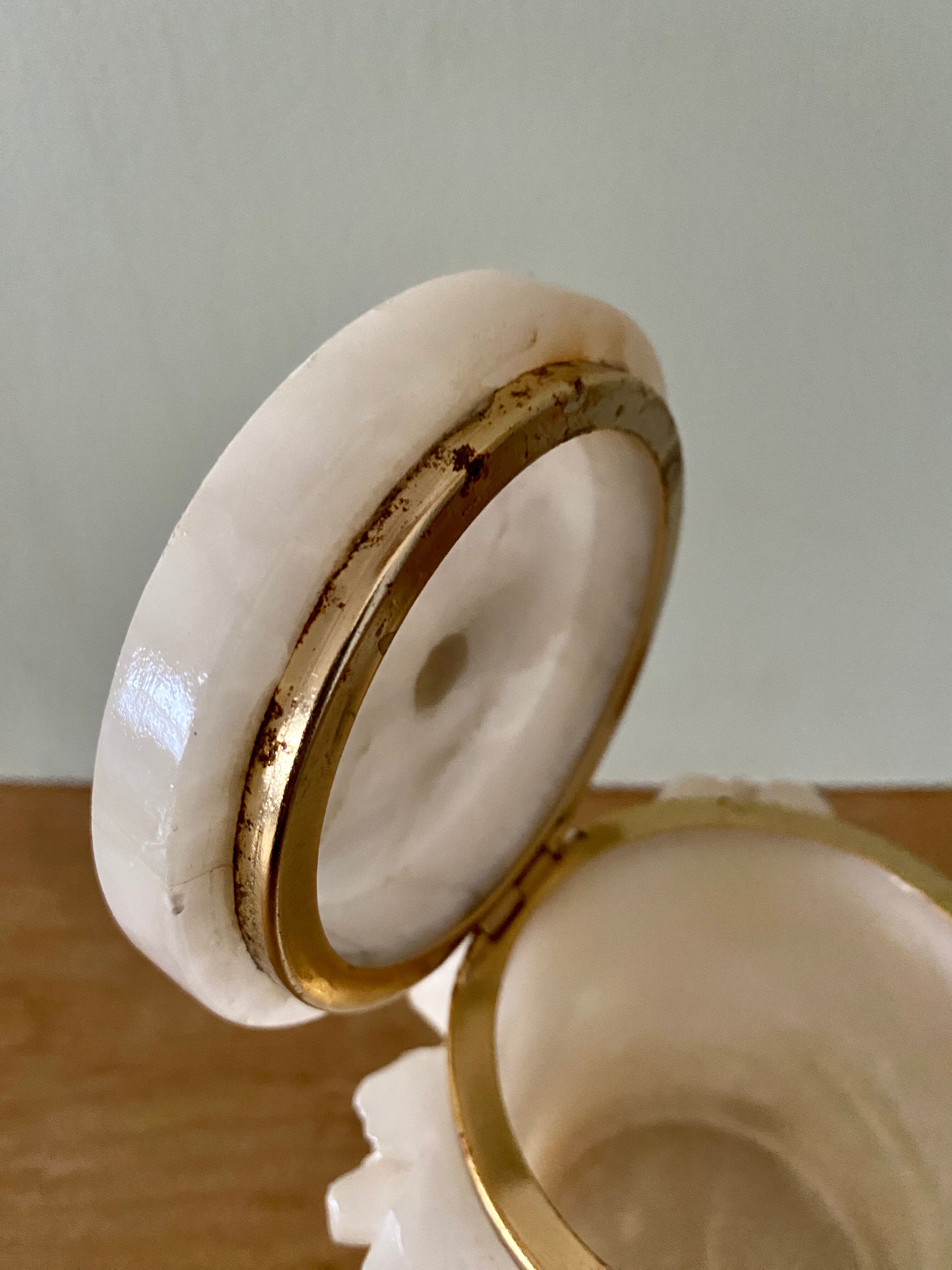 Vintage alabaster box