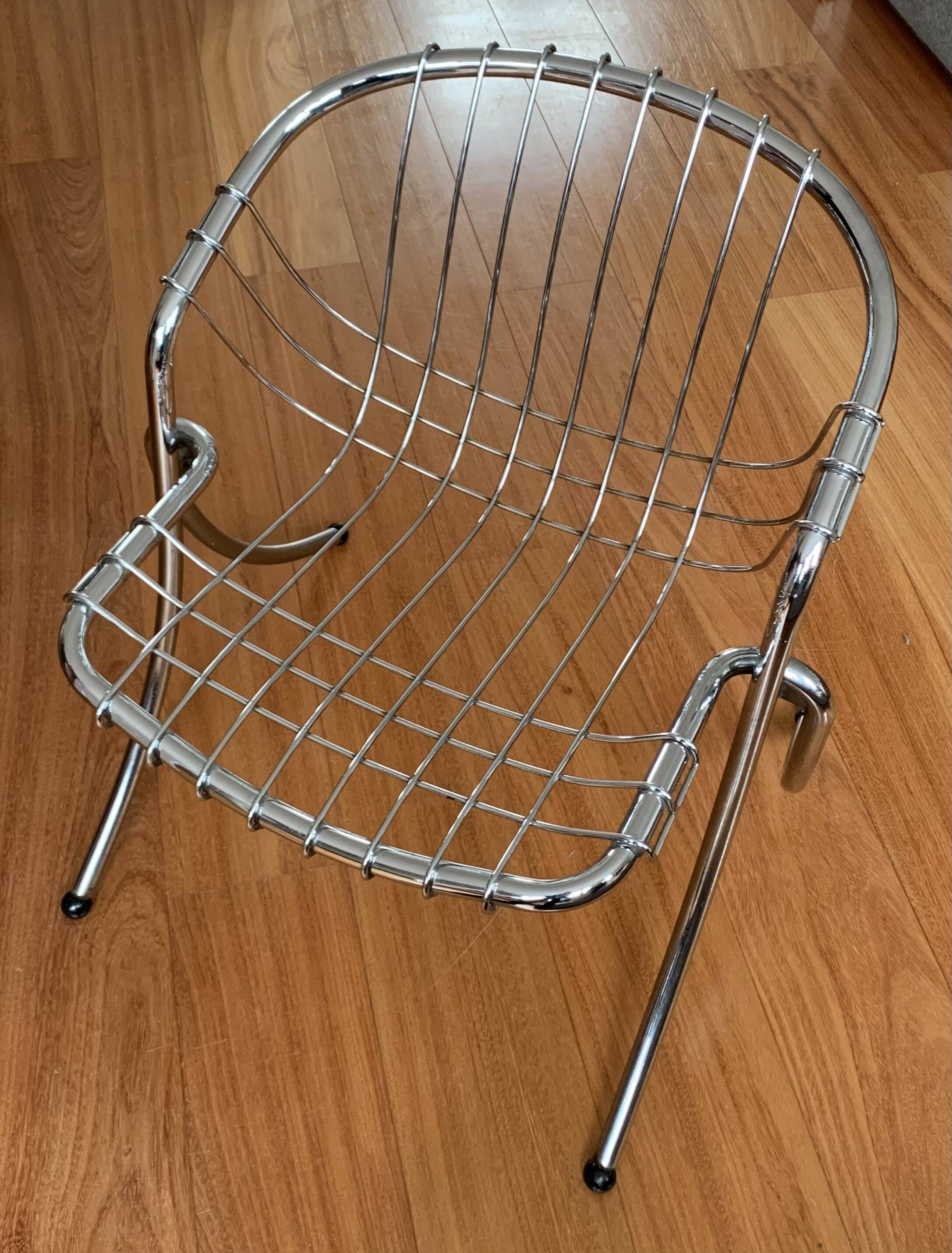 Paire de chaises " LYNN " fauteuils design Gastone Rinaldi éditée par RIMA