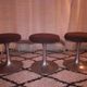Set de 3 tabourets design pieds tulipe