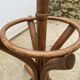 1960s bistro swivel parrot coat rack, curved wood