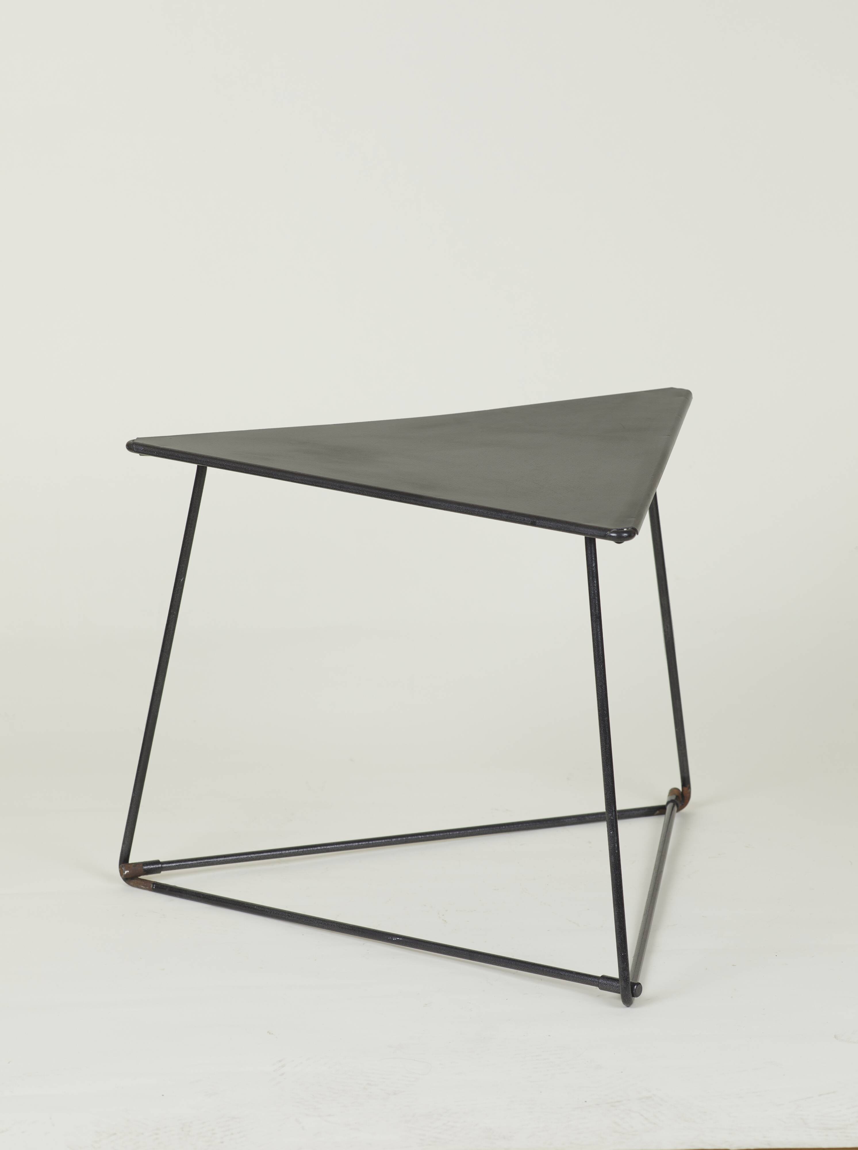 Vintage Ikea OTI triangular side table by Niels Gammelgaard Circa 1980
