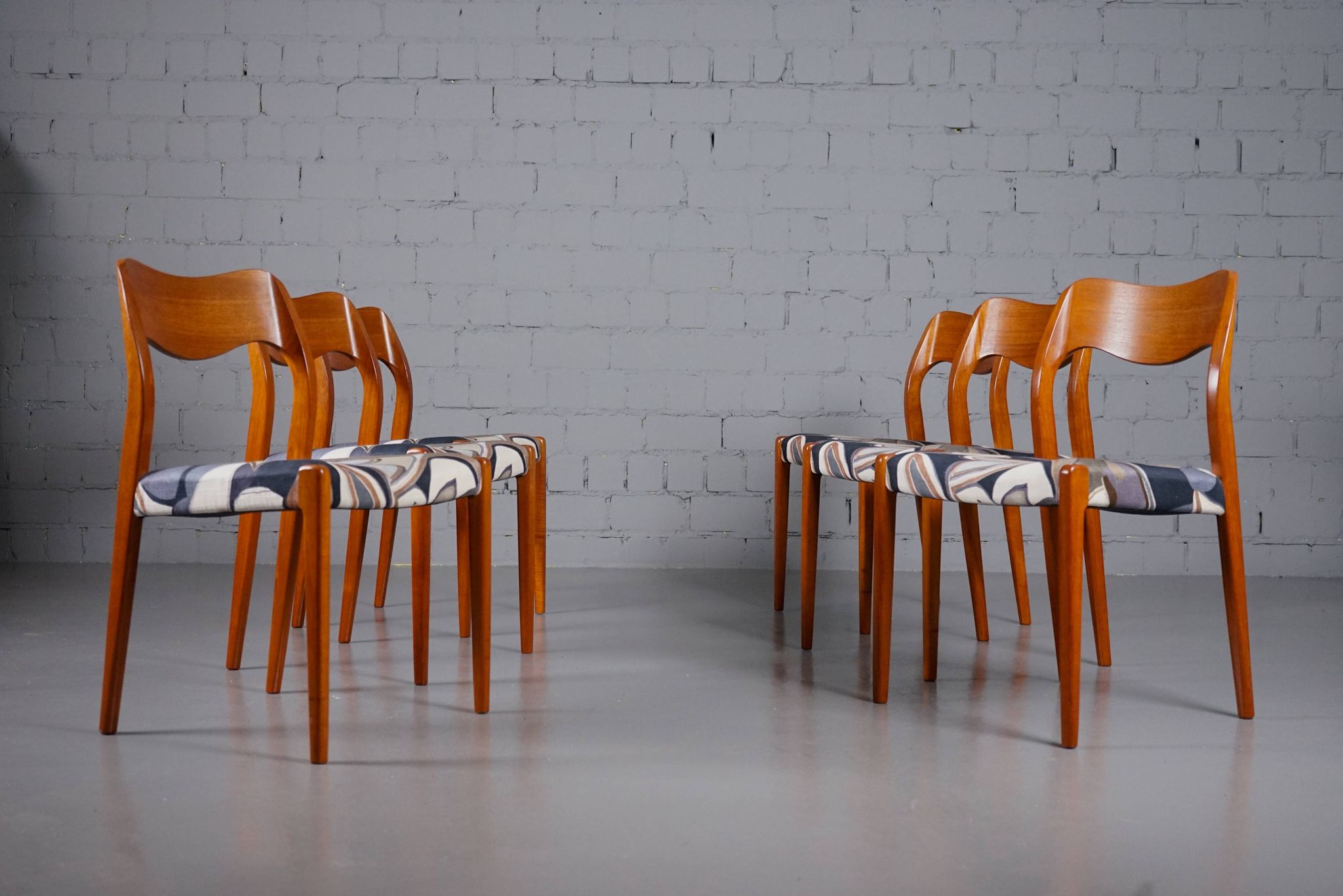 Teak chair model 71 by Niels Otto Möller for JL Möllers