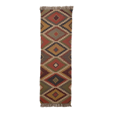 Tapis Kilim coureur tissé à la main en jute, 180x60cm