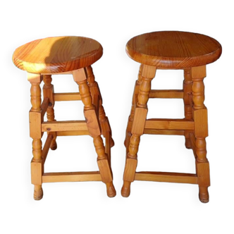 Mid-height workshop island stools