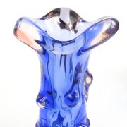 Mid-century modern vase, glass, designed by J. Hospodka, Czechoslovakia, 1960s