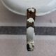 Antique enamel candle holder