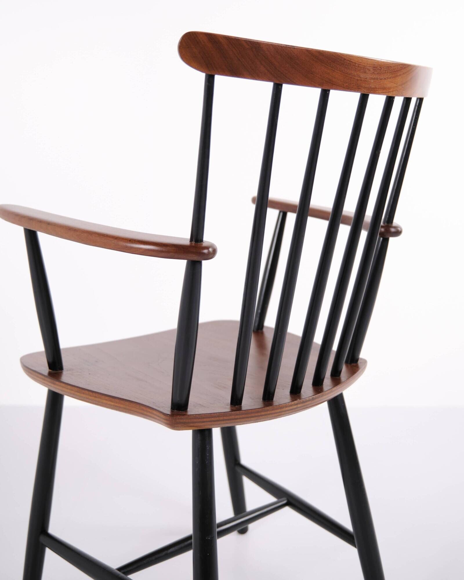 Armchair - Rosewood and black painted - Poul M. Volther - Farstrup - 1960s